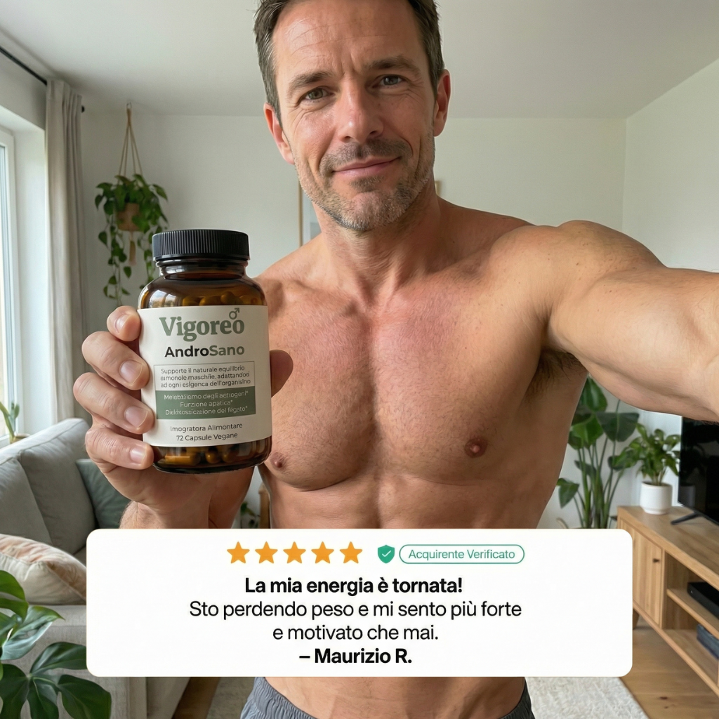AndroSano™ | La Soluzione Completa per Riequilibrare gli Estrogeni Maschili in 14 Giorni