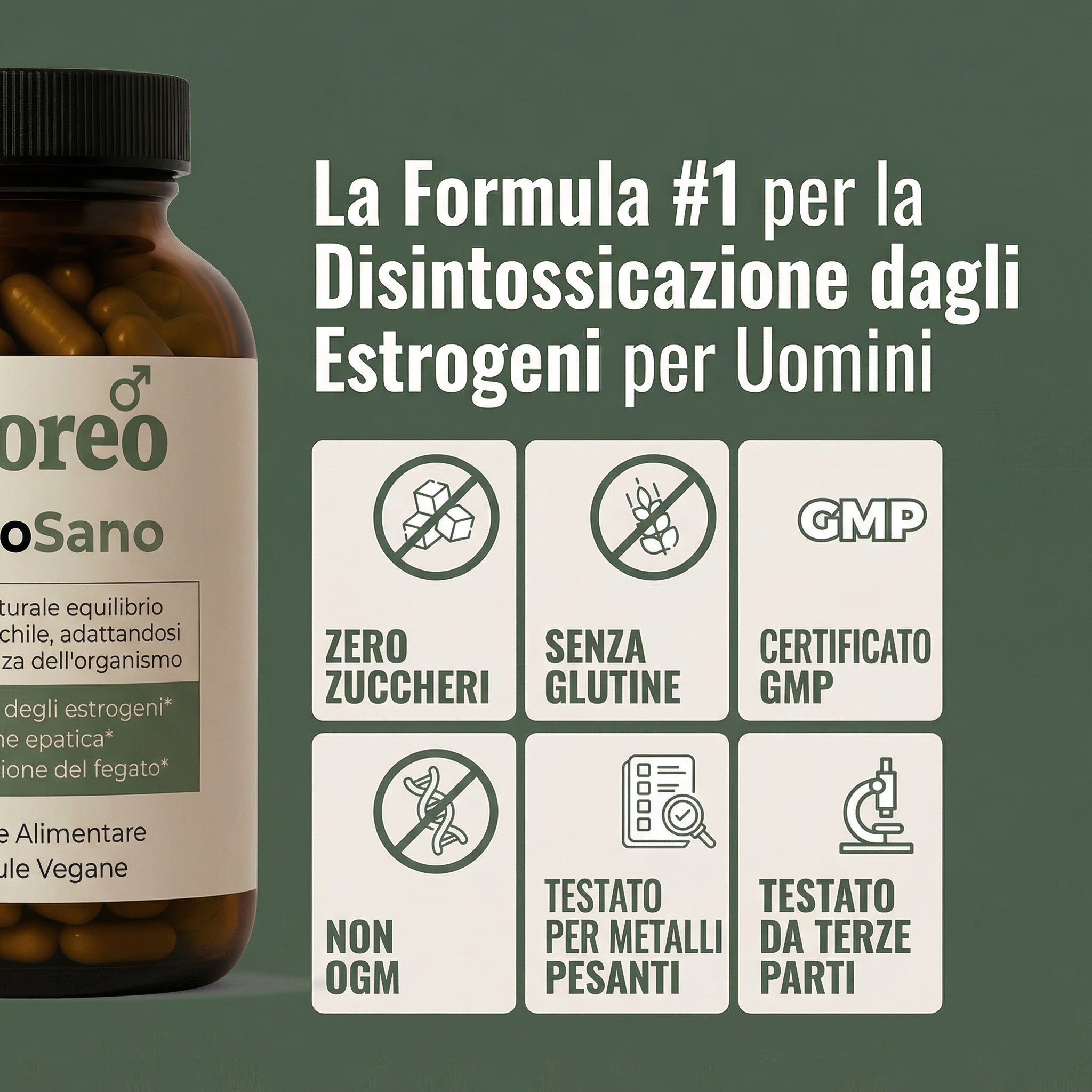AndroSano™ | La Soluzione Completa per Riequilibrare gli Estrogeni Maschili in 14 Giorni