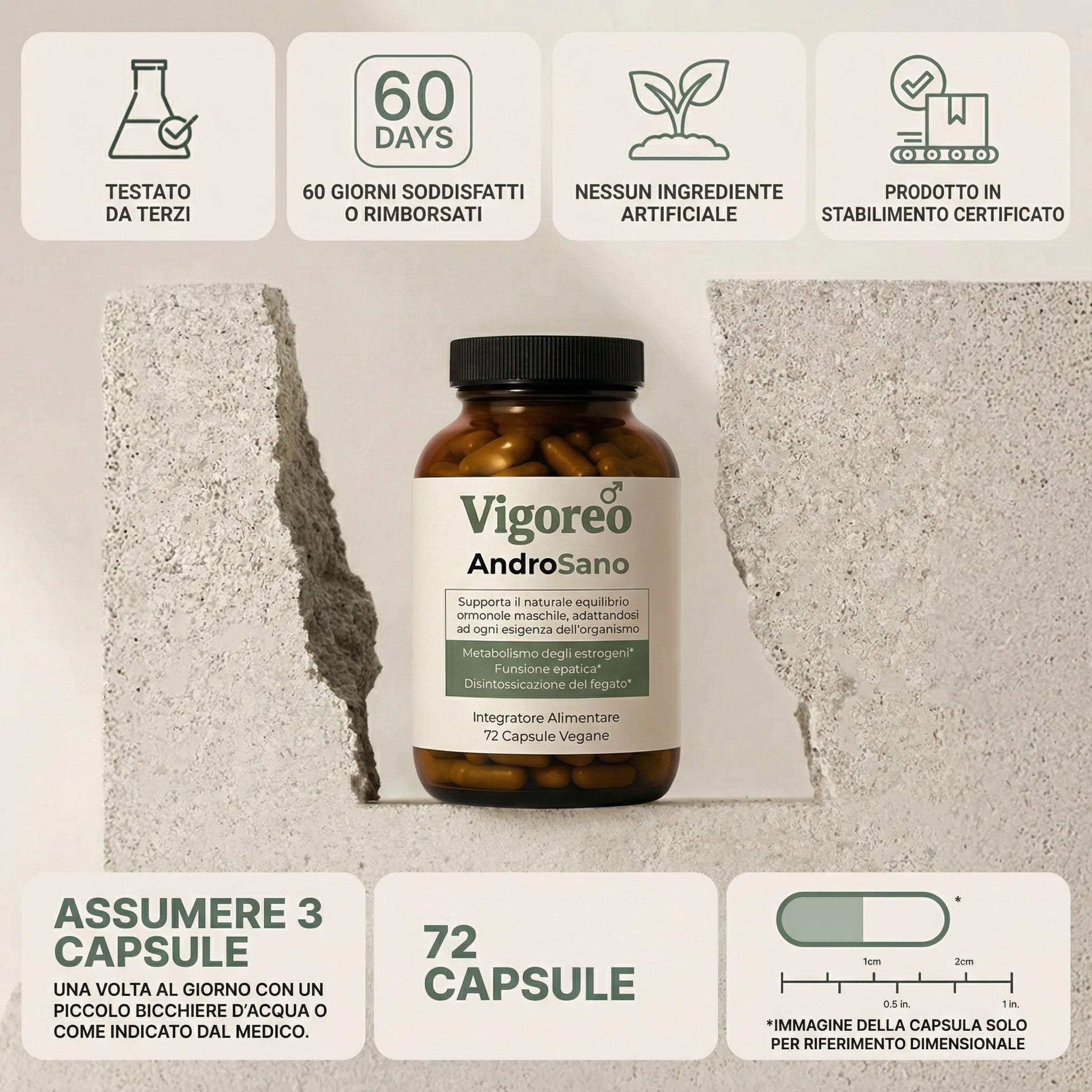 AndroSano™ | La Soluzione Completa per Riequilibrare gli Estrogeni Maschili in 14 Giorni